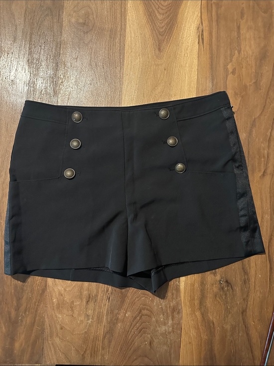 Unique Vintage Pants - Unique Vintage Disney Black Double-Breasted Women’s Dress Shorts Sz 12